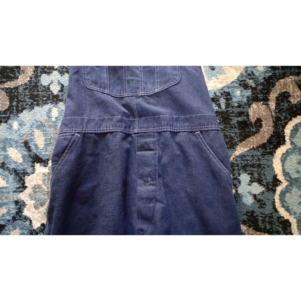 Vtg Sears Perma Prest Overalls Men's Sz 42x32 Eclectic Grandpa Farmer